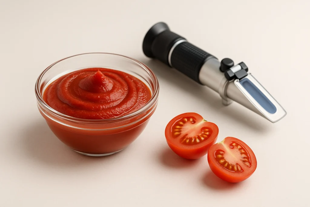 aseptic tomato paste brix