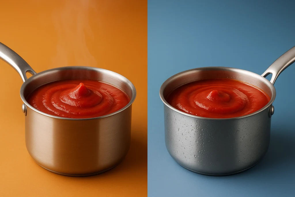 hot break vs cold break tomato paste